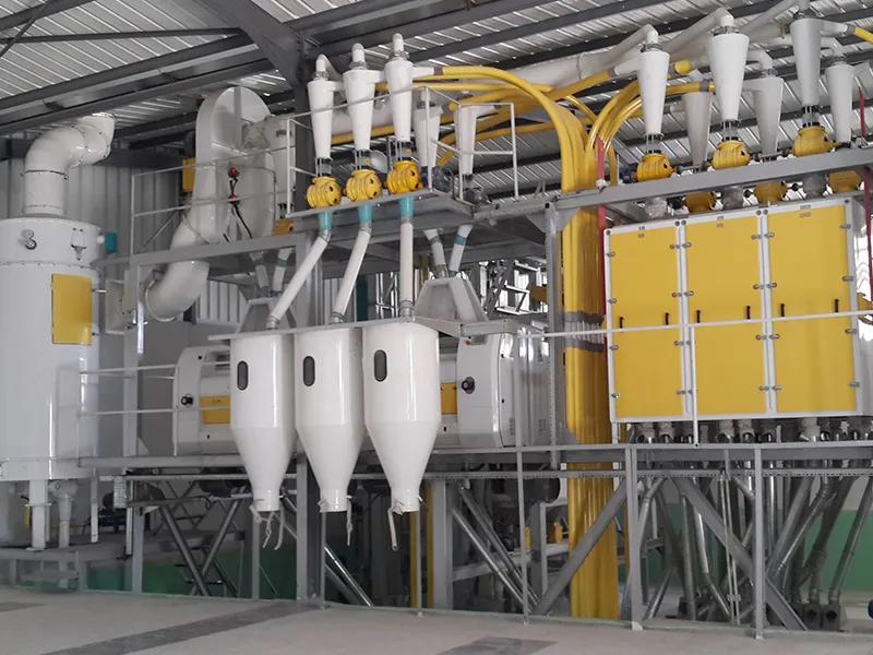 KENYA 40TPD Steel Frame Wheat Mill Plant