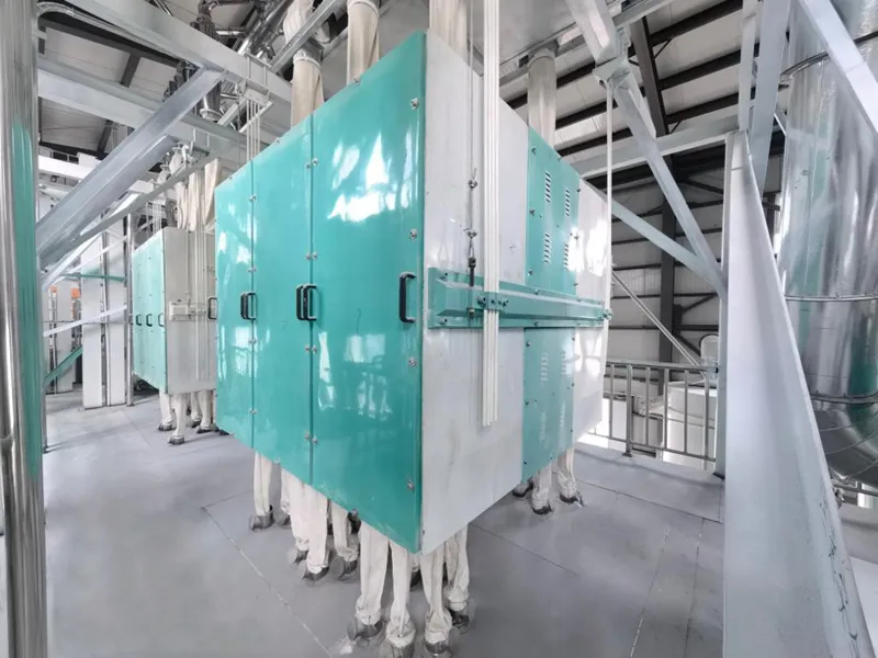 ETHIOPIA 80TPD Steel Frame Wheat Mill Plant