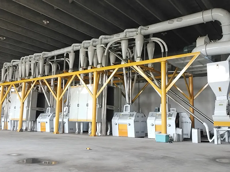 120TPD Steel Structure Wheat Flour Mill Plant