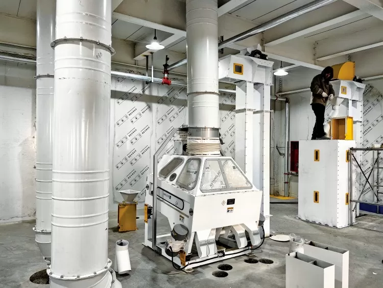 CHINA 300TPD Concrete Structure Maize Flour Mill Plant