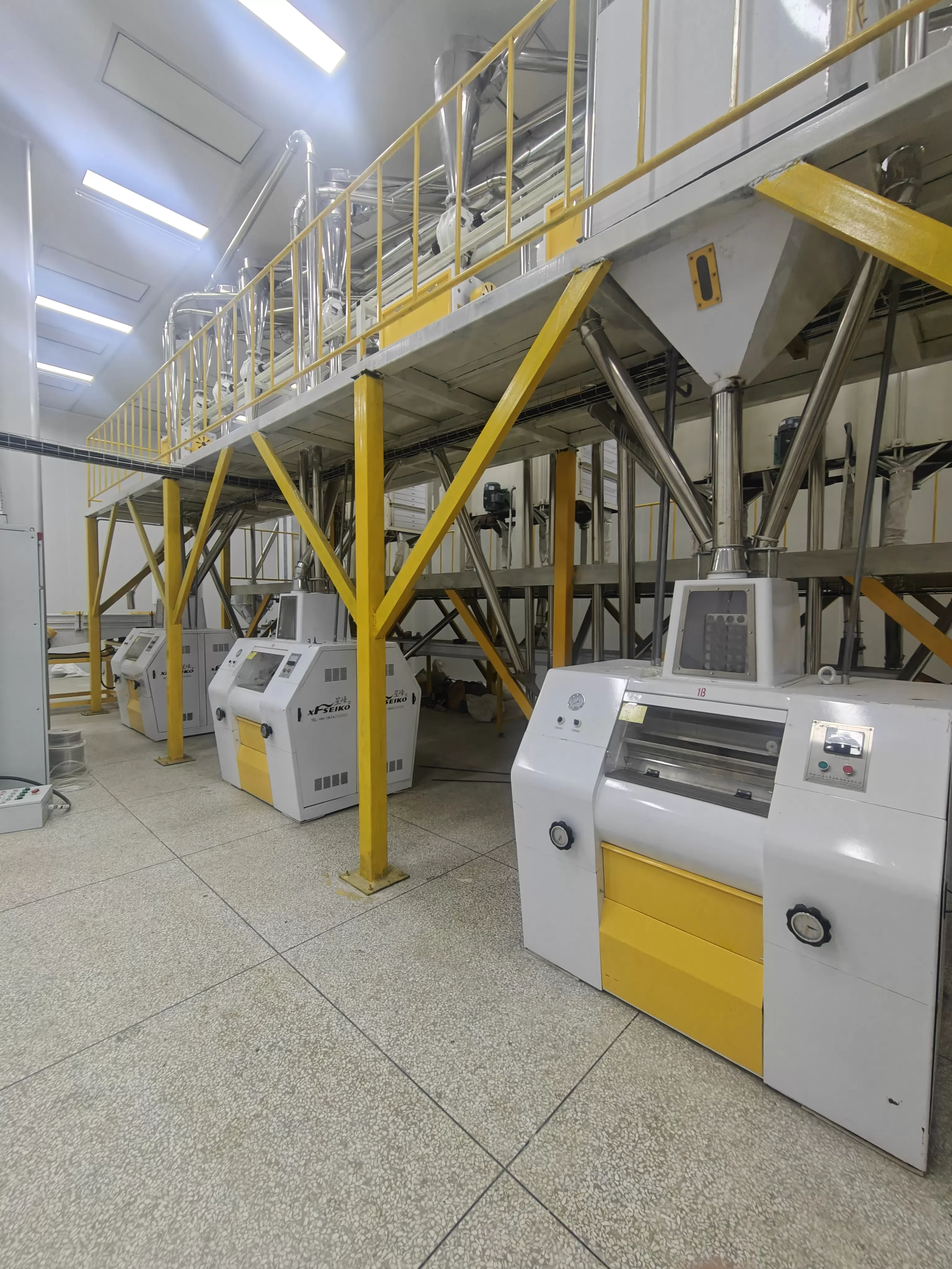 KENYA 30TPD Steel Frame Wheat Mill Plant