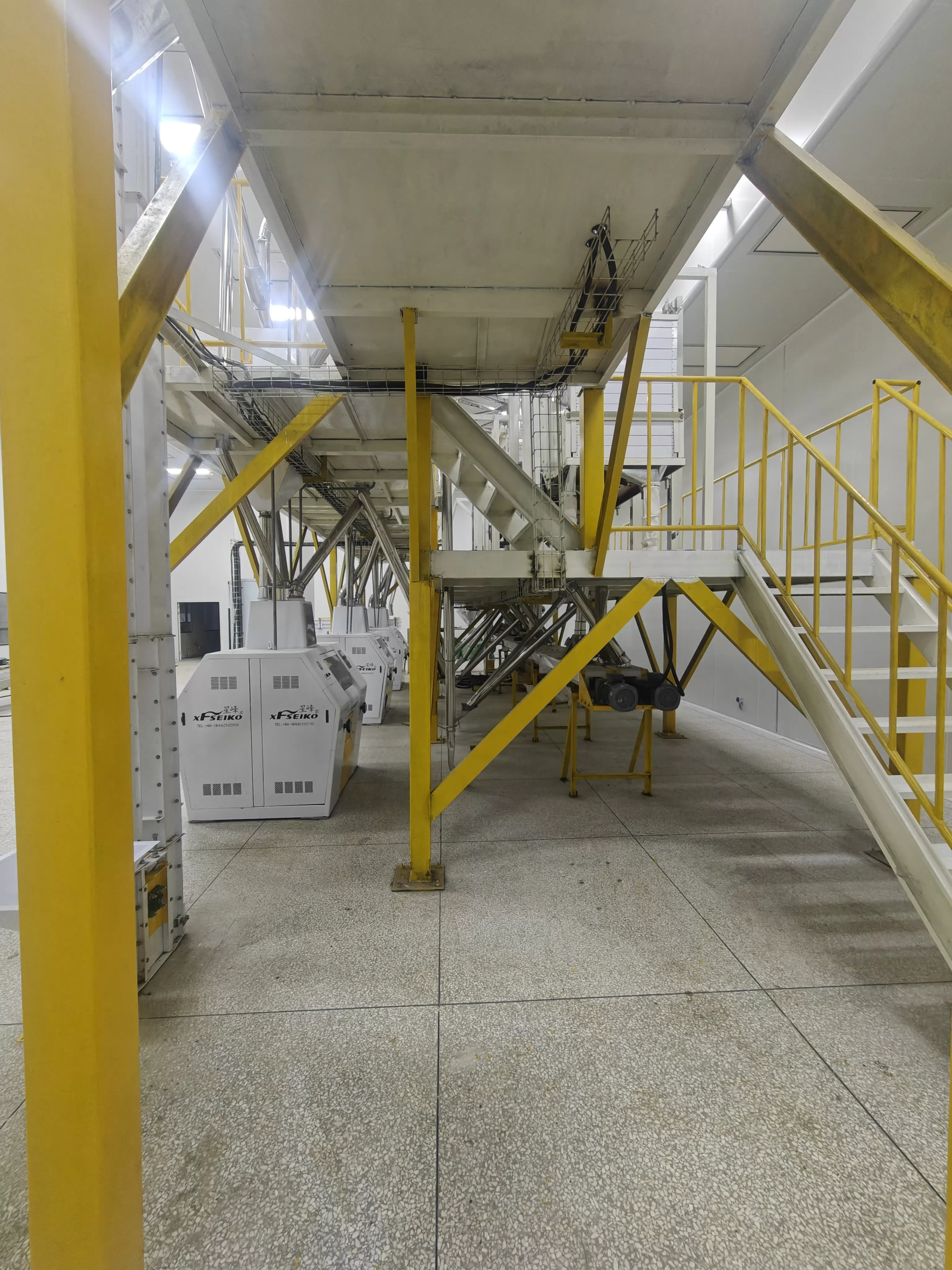 KENYA 30TPD Steel Frame Wheat Mill Plant