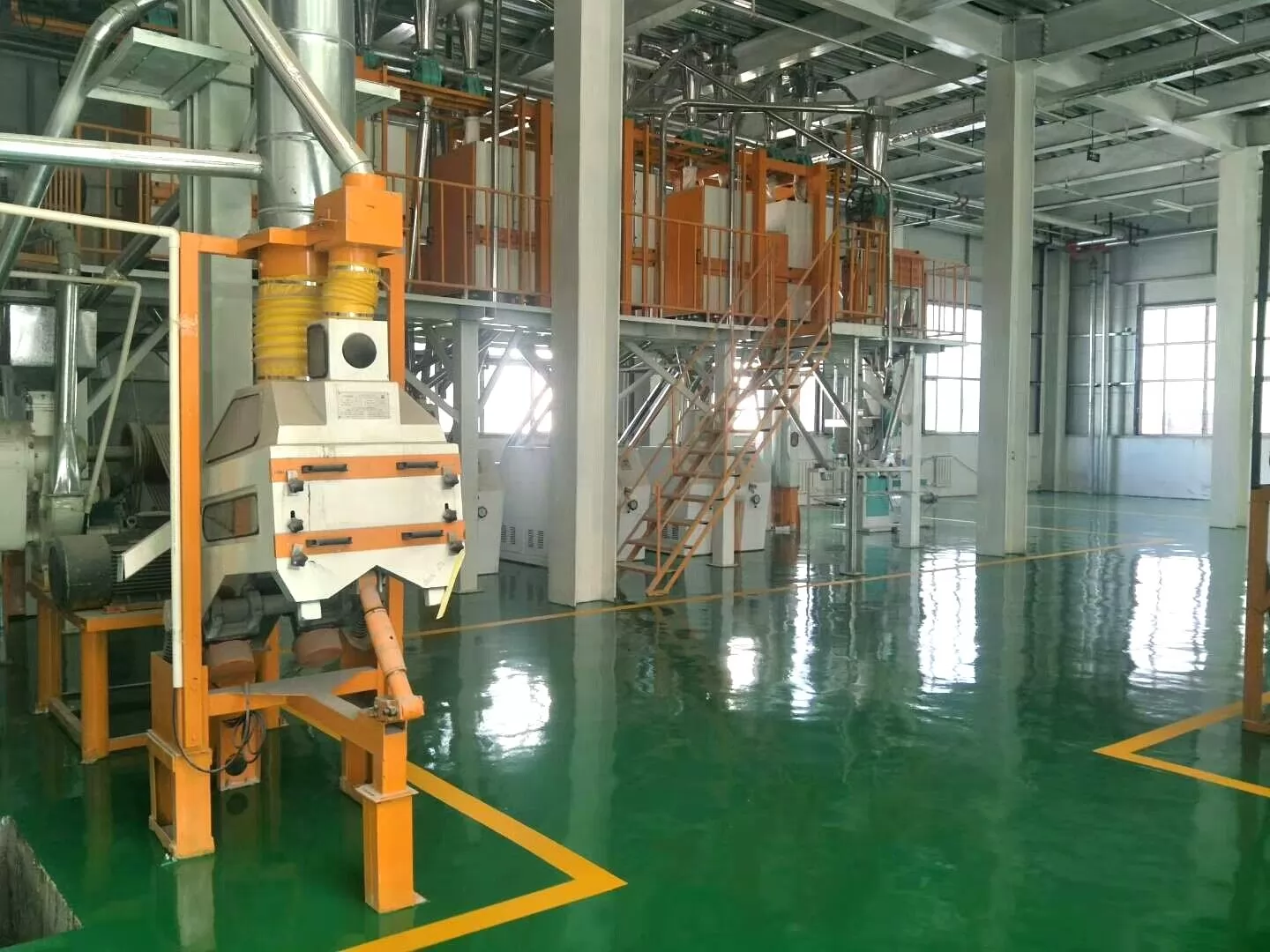 PERU 40TPD-50TPD Steel Frame Wheat Mill Plant