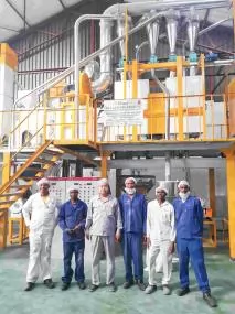 Swaziland 30-40TPD Steel Frame Maize Flour Mill Plant