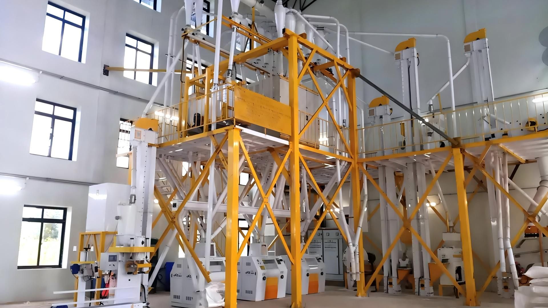 Tanzania 60TPD Steel Frame Maize Flour Mill Plant