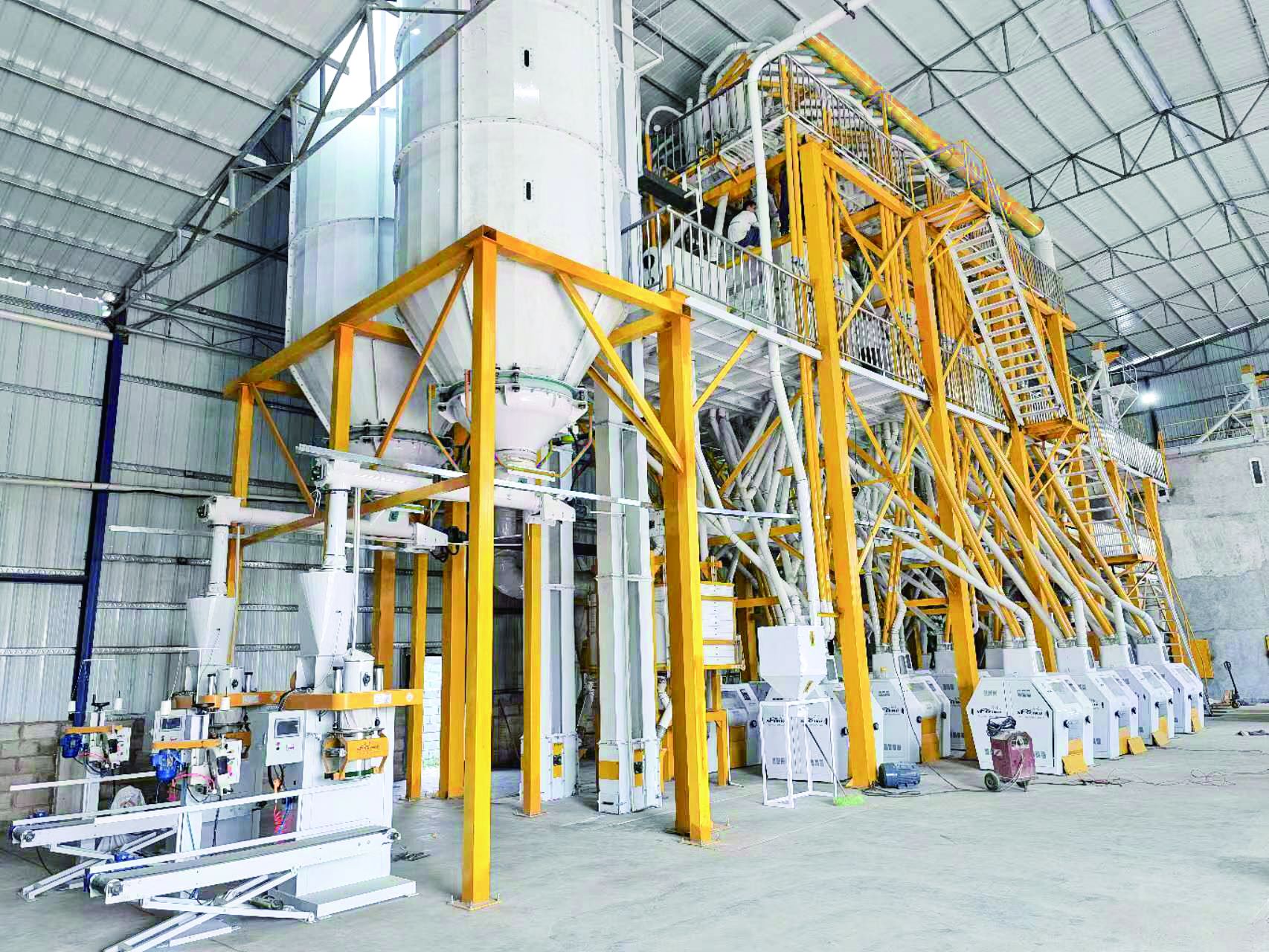 South America 300TPD wheat flour mill plant