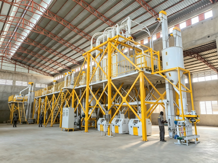 Uganda 52TPD maize flour mill plant